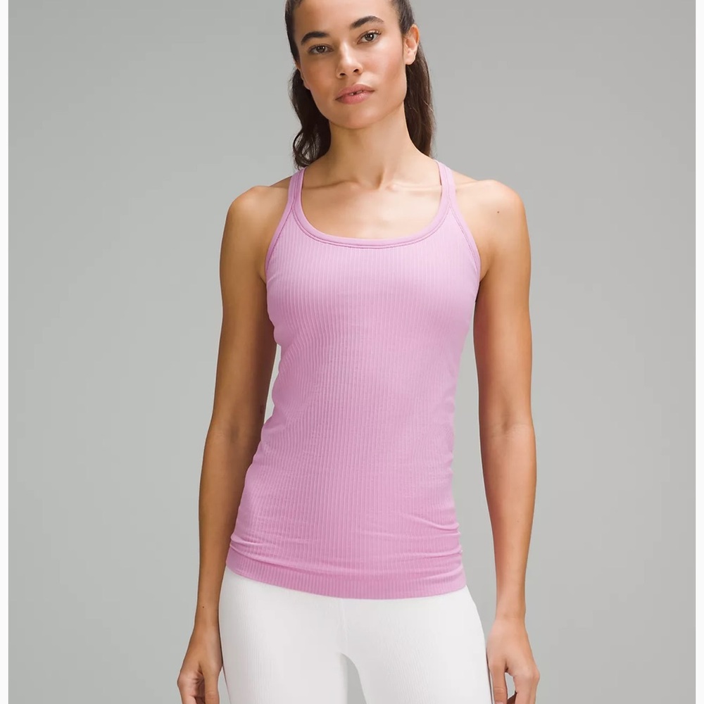 LuluLemon Ebb to Street Tank Top 6 NWOT (Padding Removed)